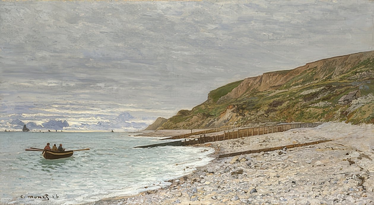 La Pointe de la Hève, Sainte-Adresse. 1864 by Claude Monet
