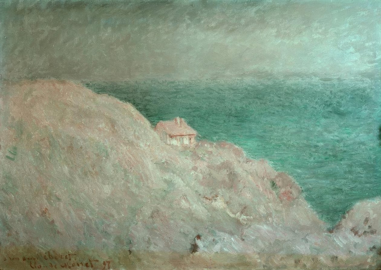 The Customs Officer's Cabin by Claude Monet: Fine art print