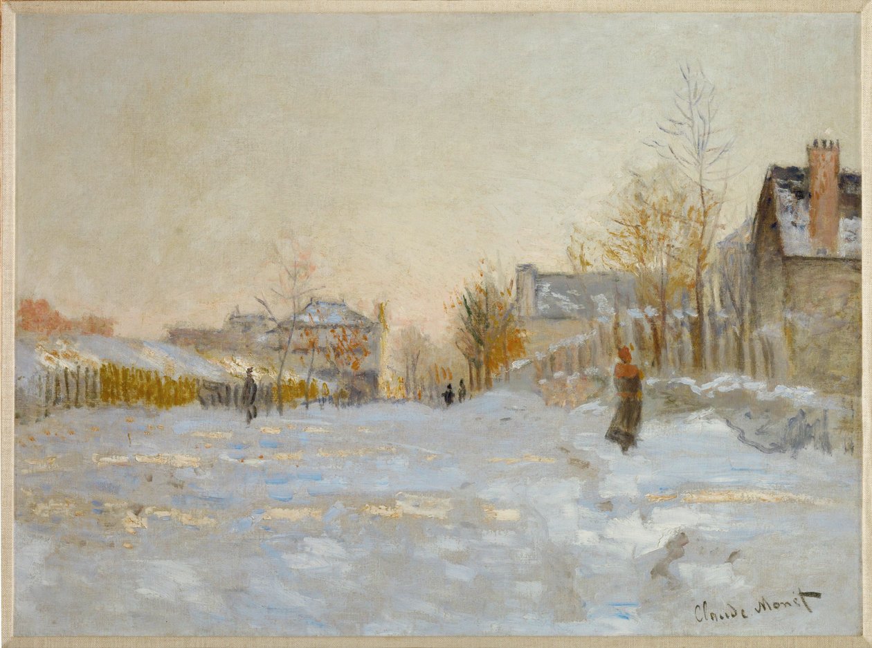 The Snow at Argenteuil by Claude Monet