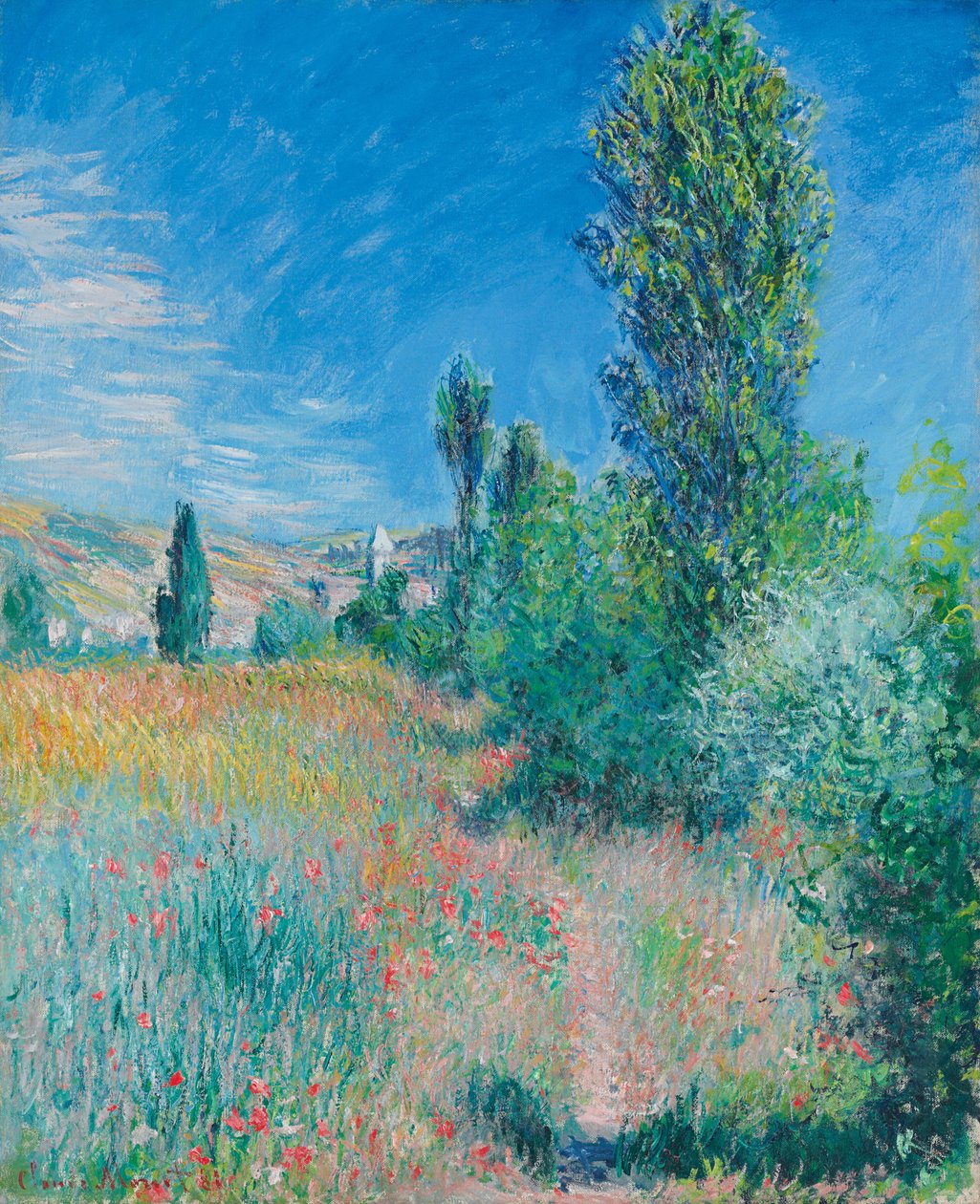 Landscape on Saint-Martin Island by Claude Monet
