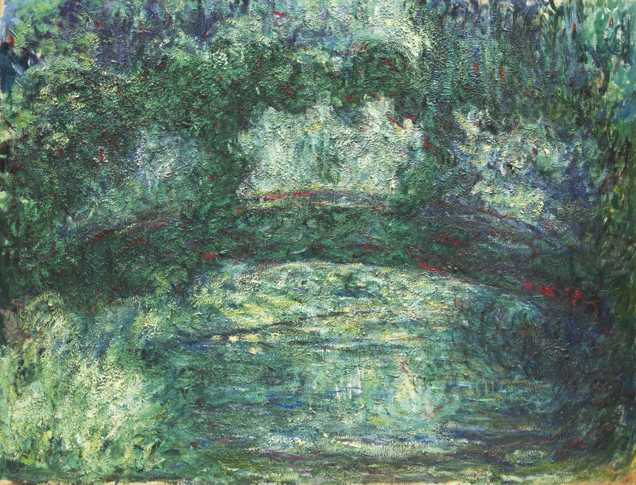 The Japanese Bridge by Claude Monet