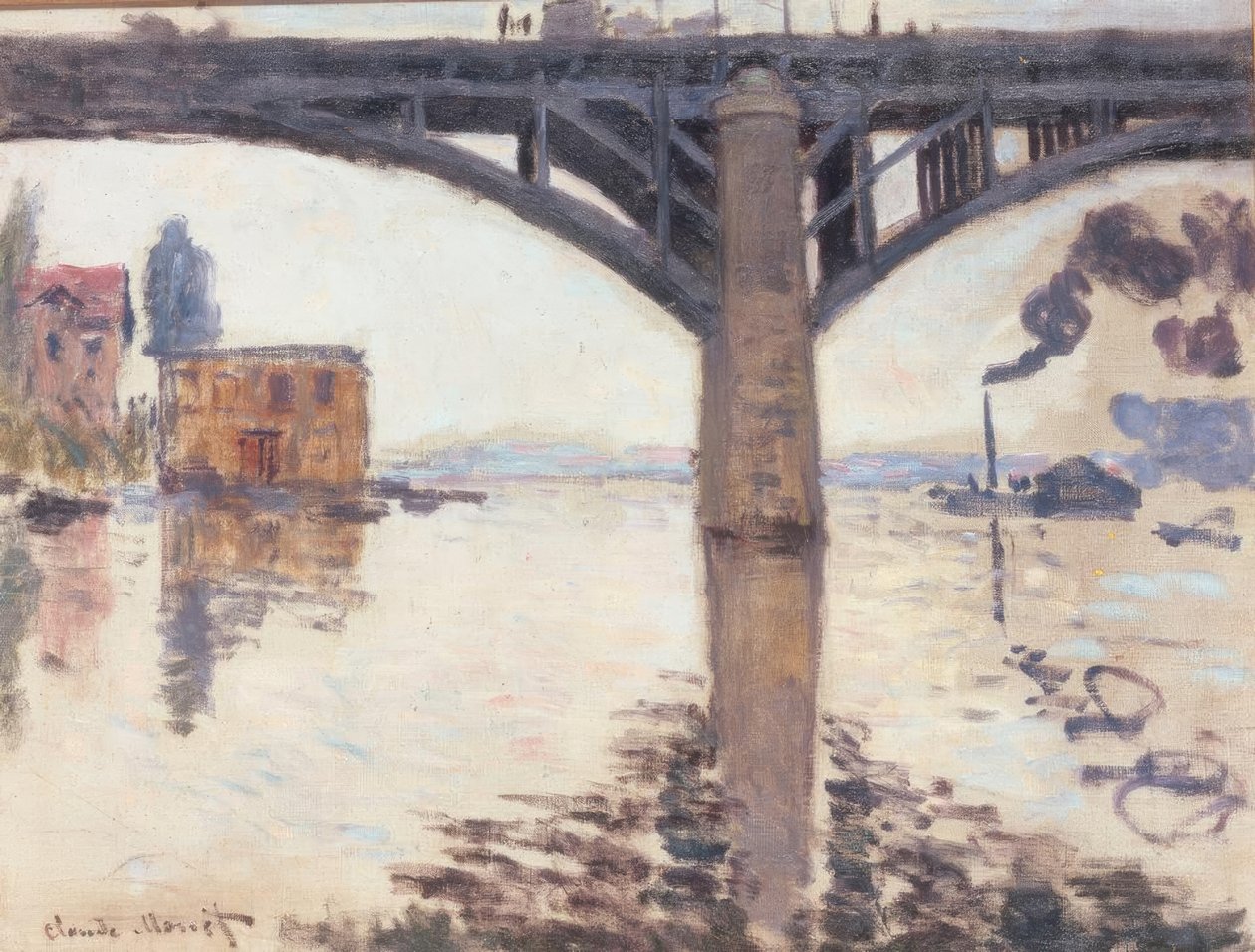 The Road Bridge of Argenteuil by Claude Monet