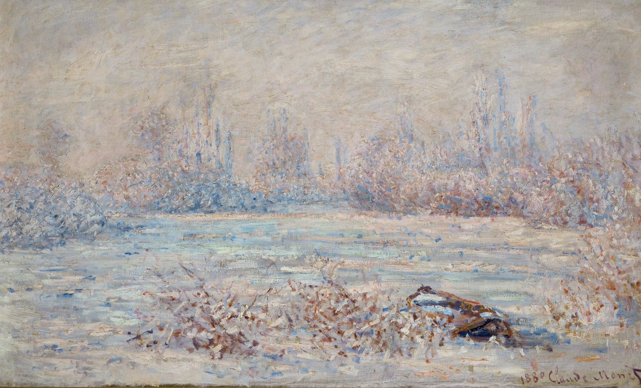Frost Near Vetheuil by Claude Monet