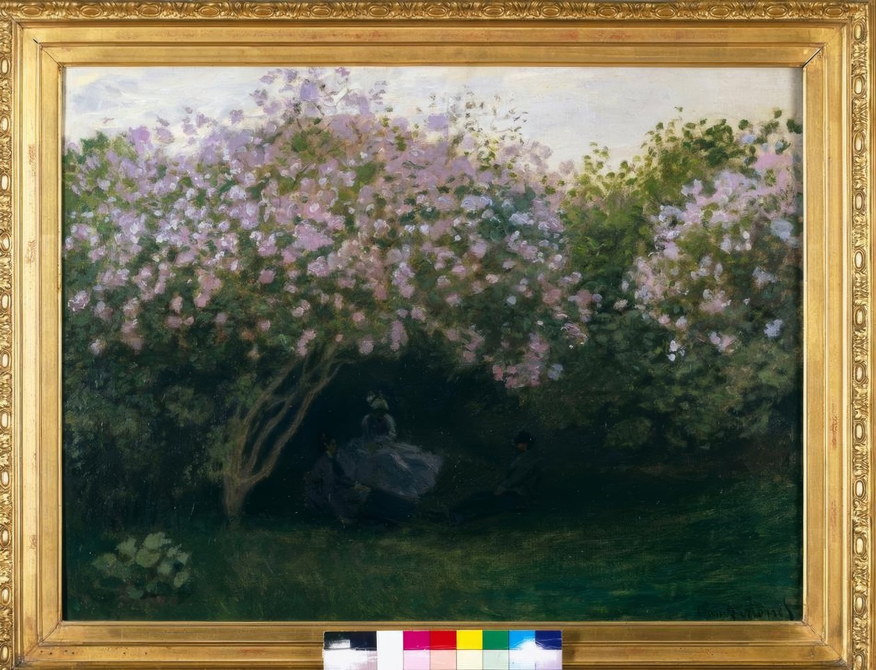 Lilacs, Gray Weather by Claude Monet