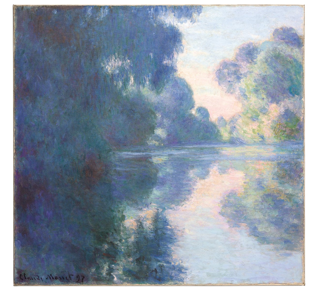 Morning on the Seine, 1897 by Claude Monet