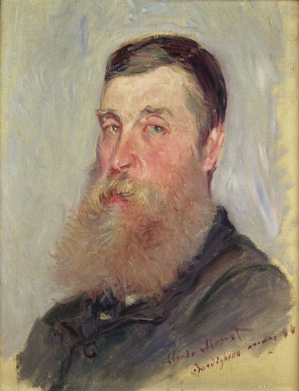 Portrait of an English Painter, Bordighera, 1884 by Claude Monet
