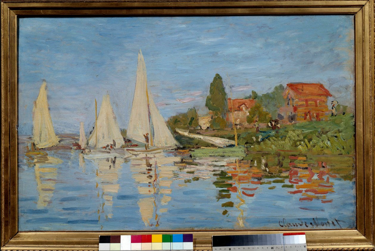 Regatta in Argenteuil by Claude Monet
