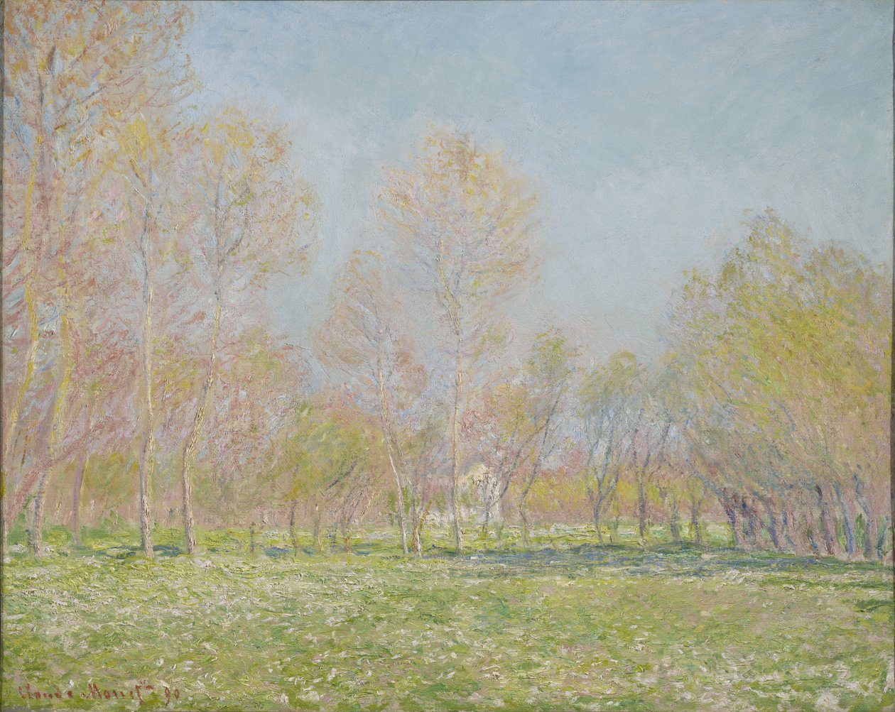 Spring in Giverny by Claude Monet