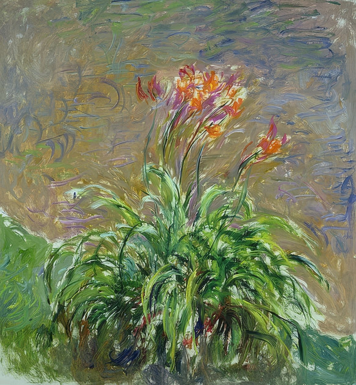 Daylilies (Les Hémérocalles). 1914-17 by Claude Monet
