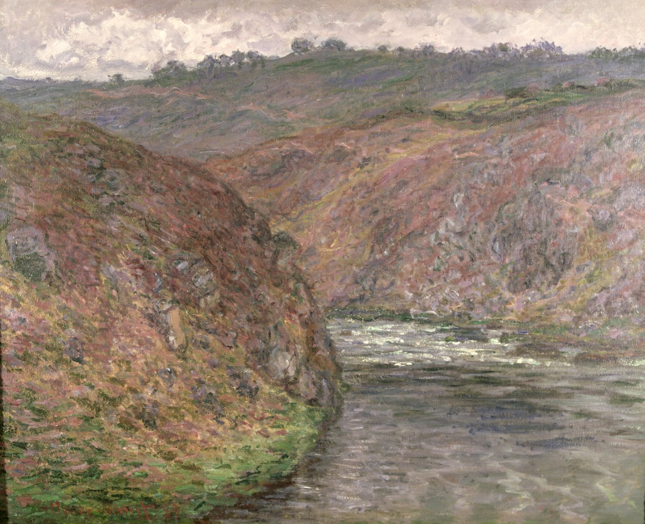 The Creuse, Dark weather by Claude Monet