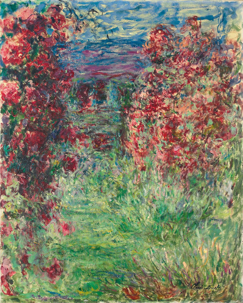 The House at Giverny under the Roses by Claude Monet