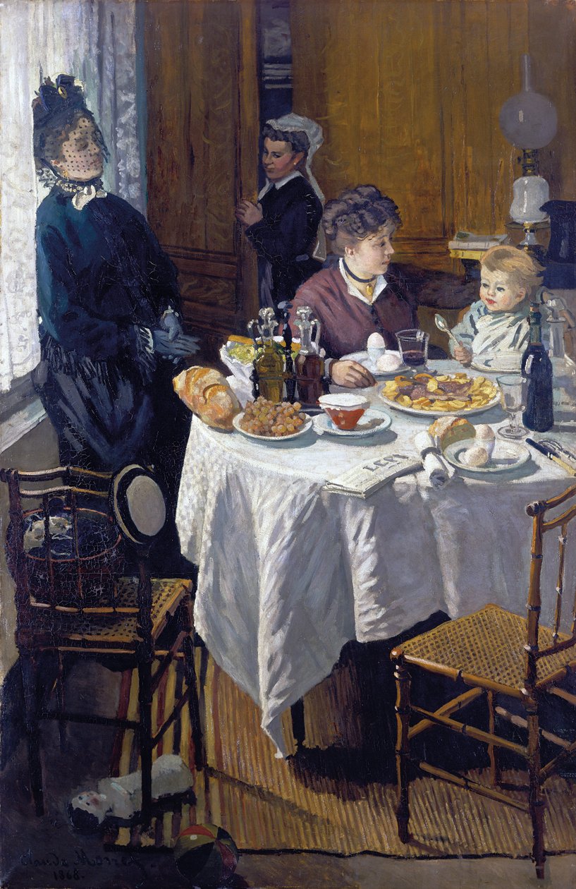 The Luncheon by Claude Monet
