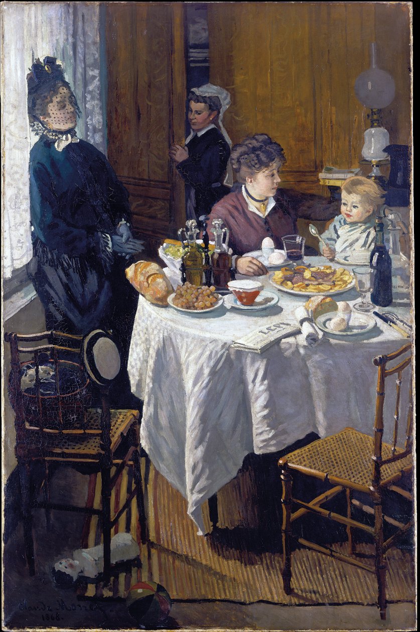 The Luncheon by Claude Monet
