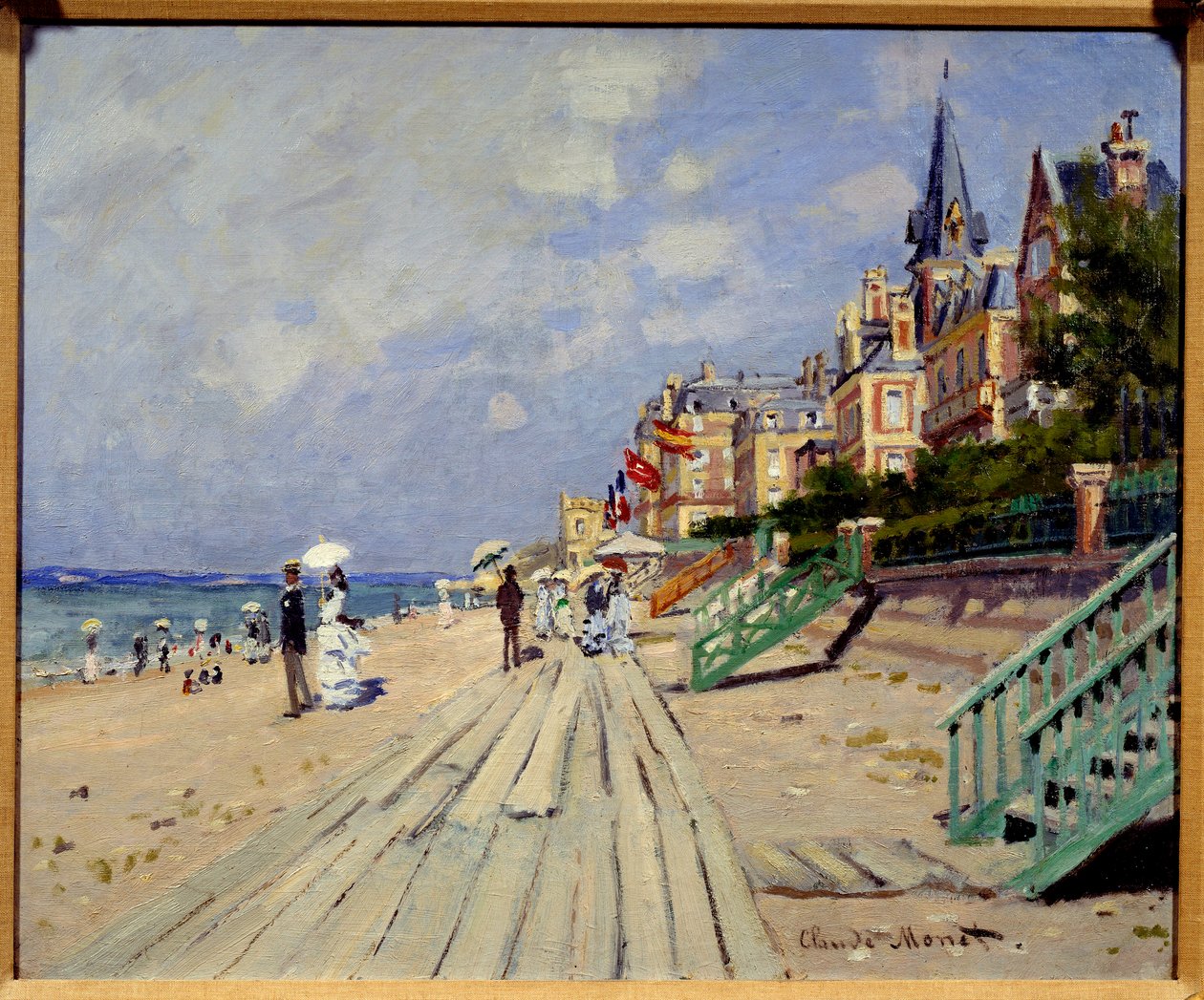 Trouville Beach by Claude Monet