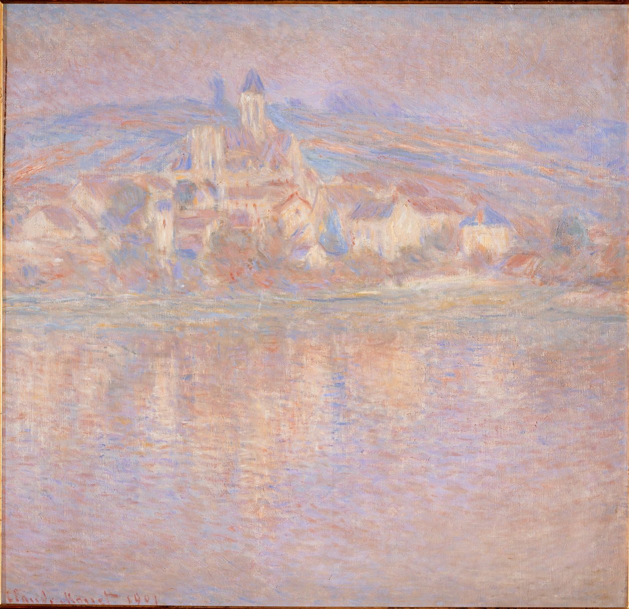 Vetheuil, Sunset by Claude Monet