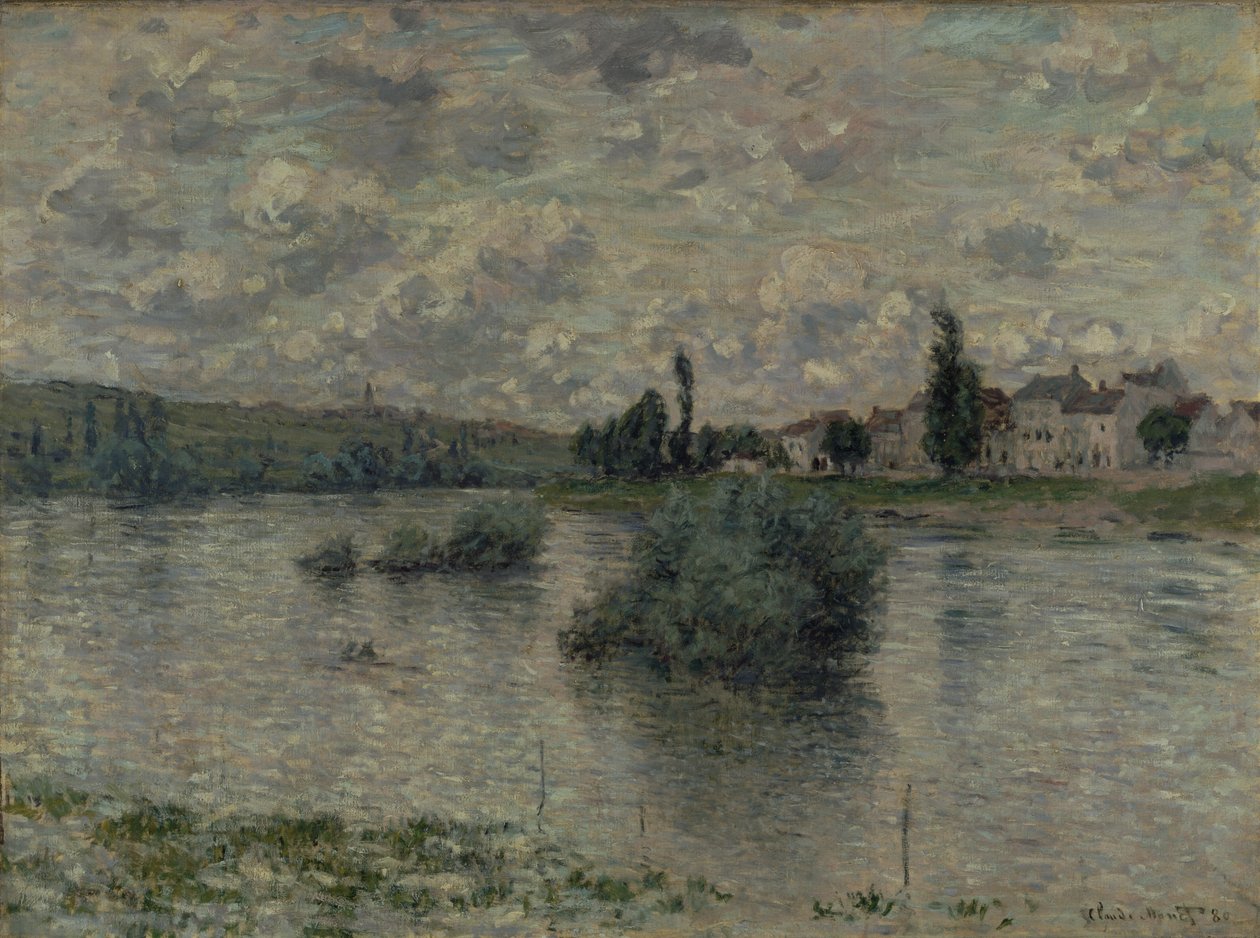 View of the Seine, Lavacourt by Claude Monet