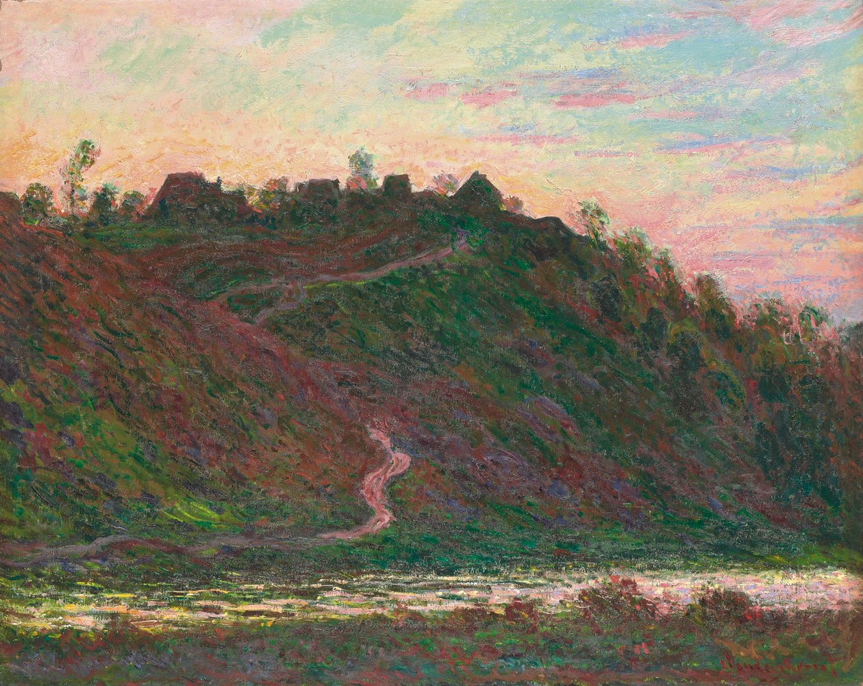 Village of La Roche-Blond: Evening Effect, 1889 by Claude Monet