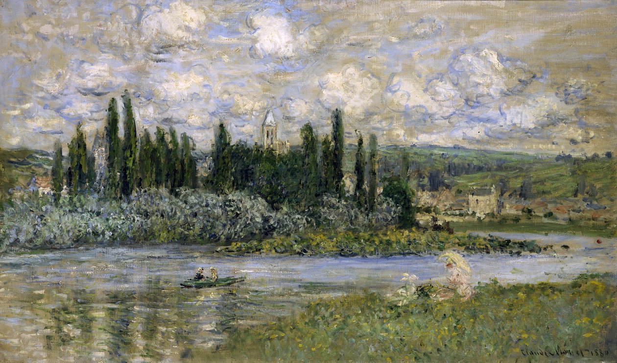 View of Vétheuil by Claude Monet