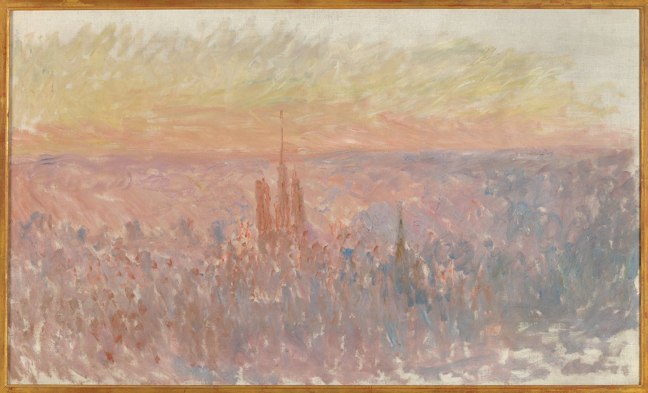 General View of the City of Rouen by Claude Monet