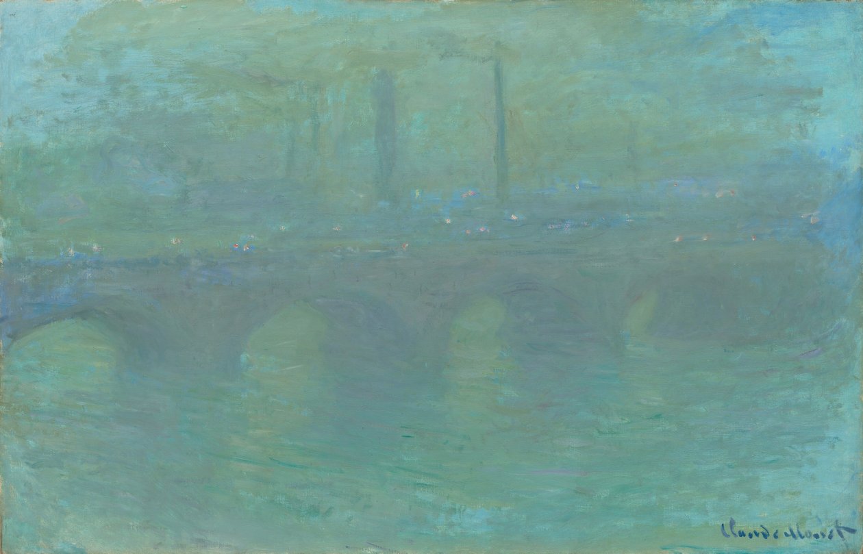 Waterloo Bridge, London, at Dusk by Claude Monet