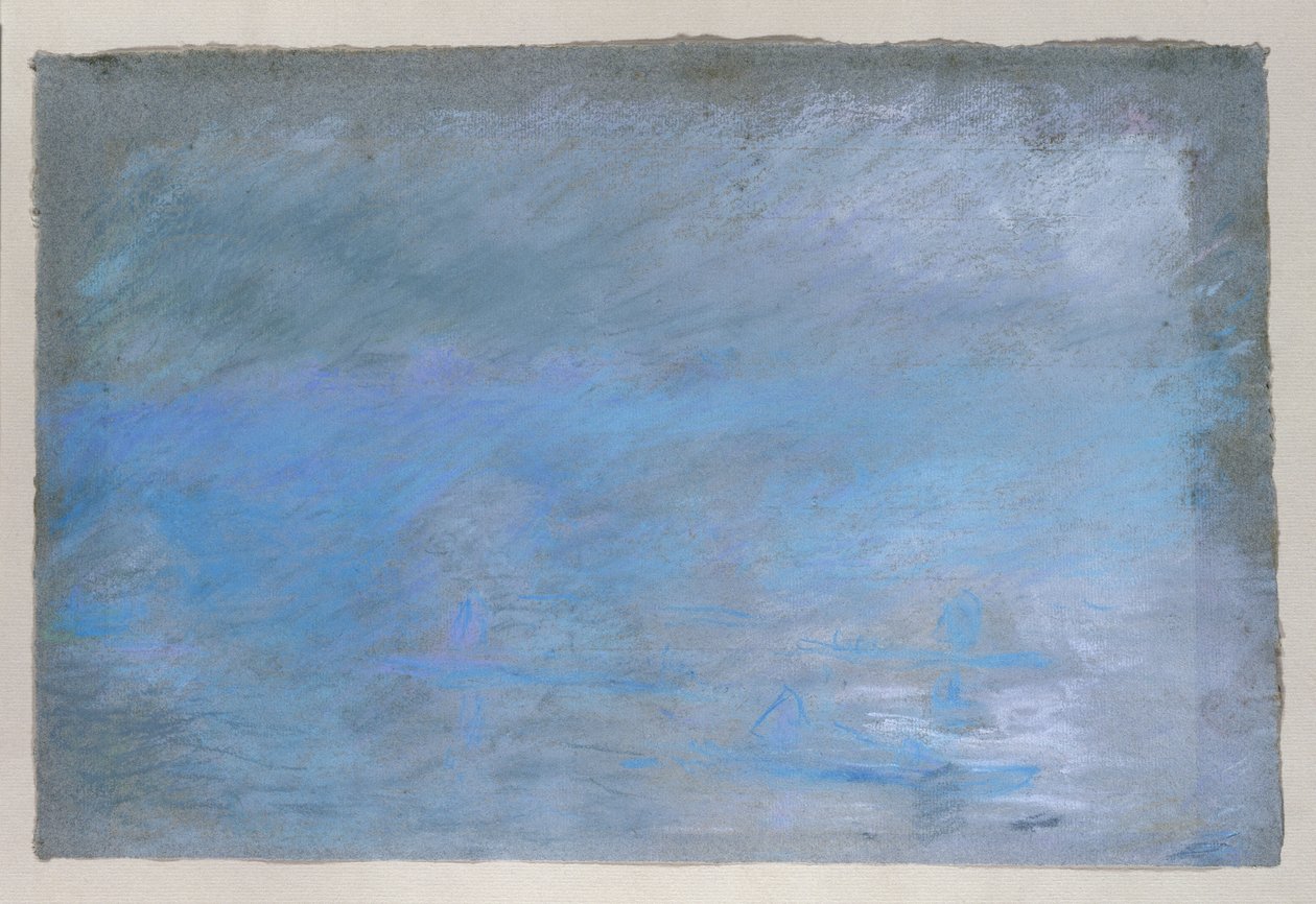 Waterloo Bridge in Fog by Claude Monet