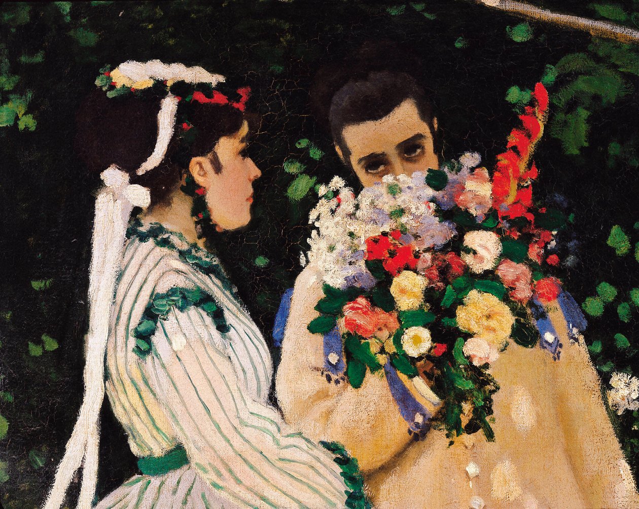 Women in the Garden (detail) by Claude Monet
