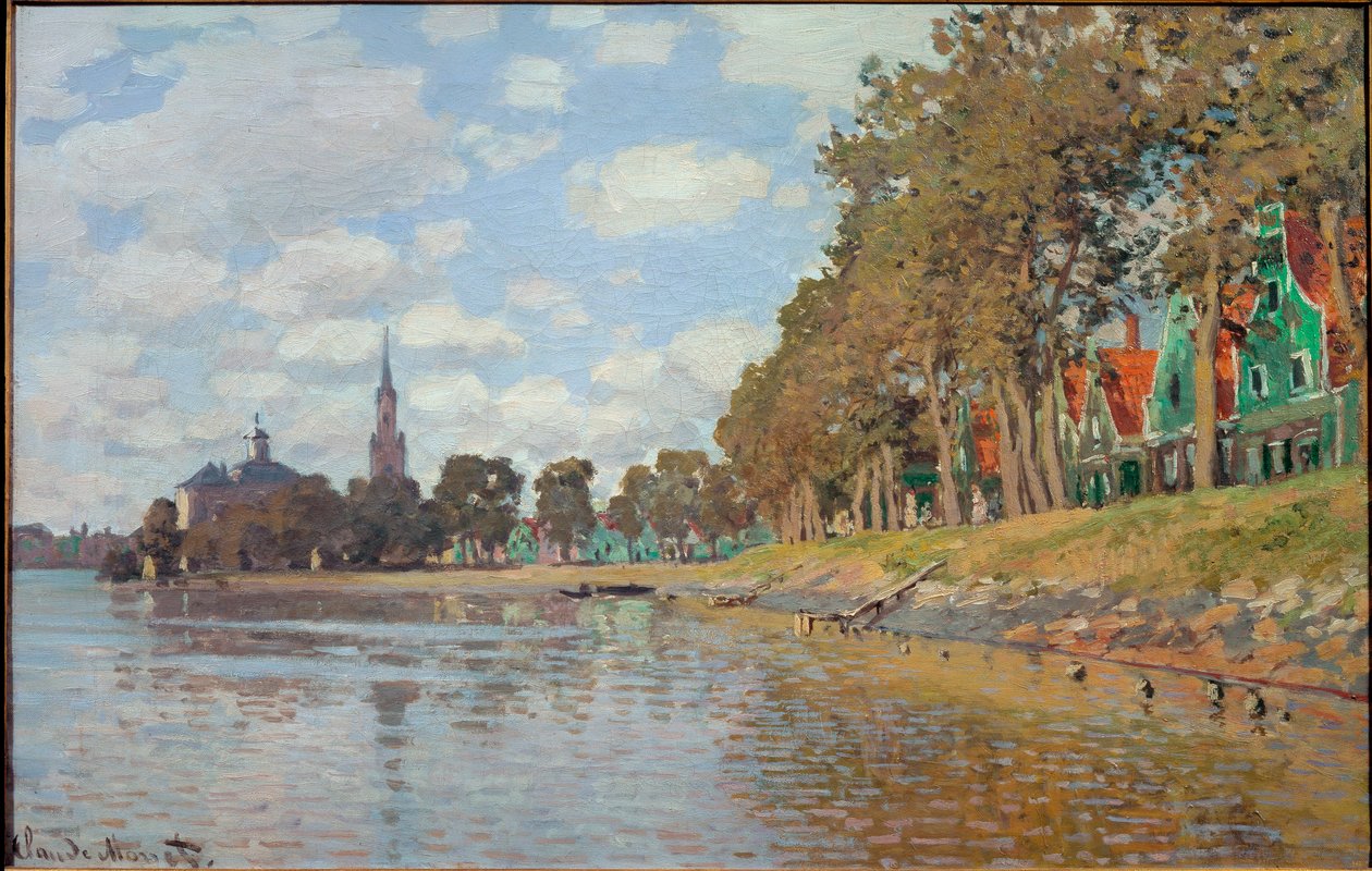 Zaandam by Claude Monet: Highest-quality art reproduction