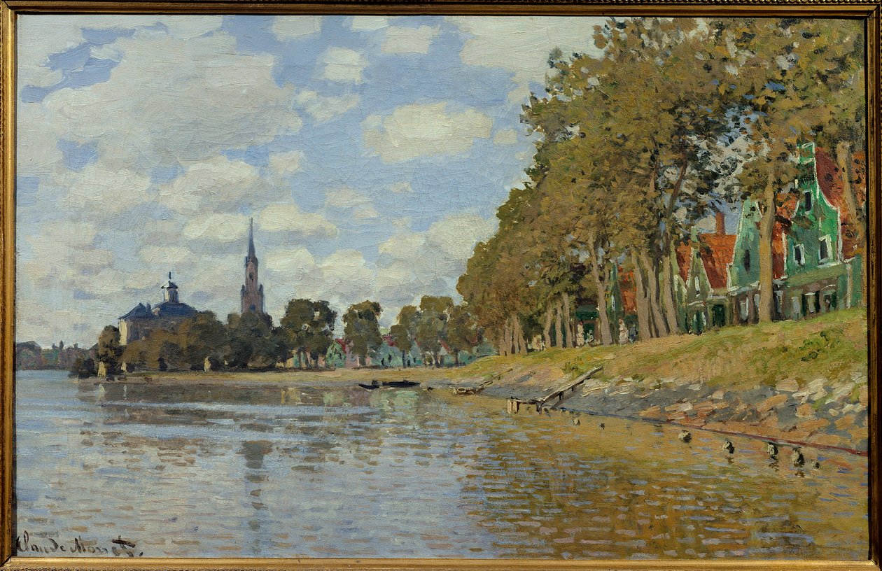 Zaandam by Claude Monet