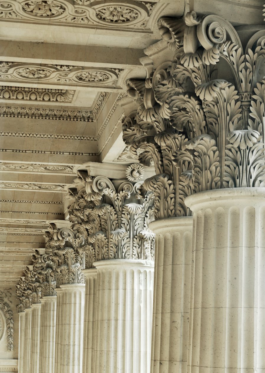 Colonnade by Claude Perrault, Corinthian Capitals by Claude Perrault