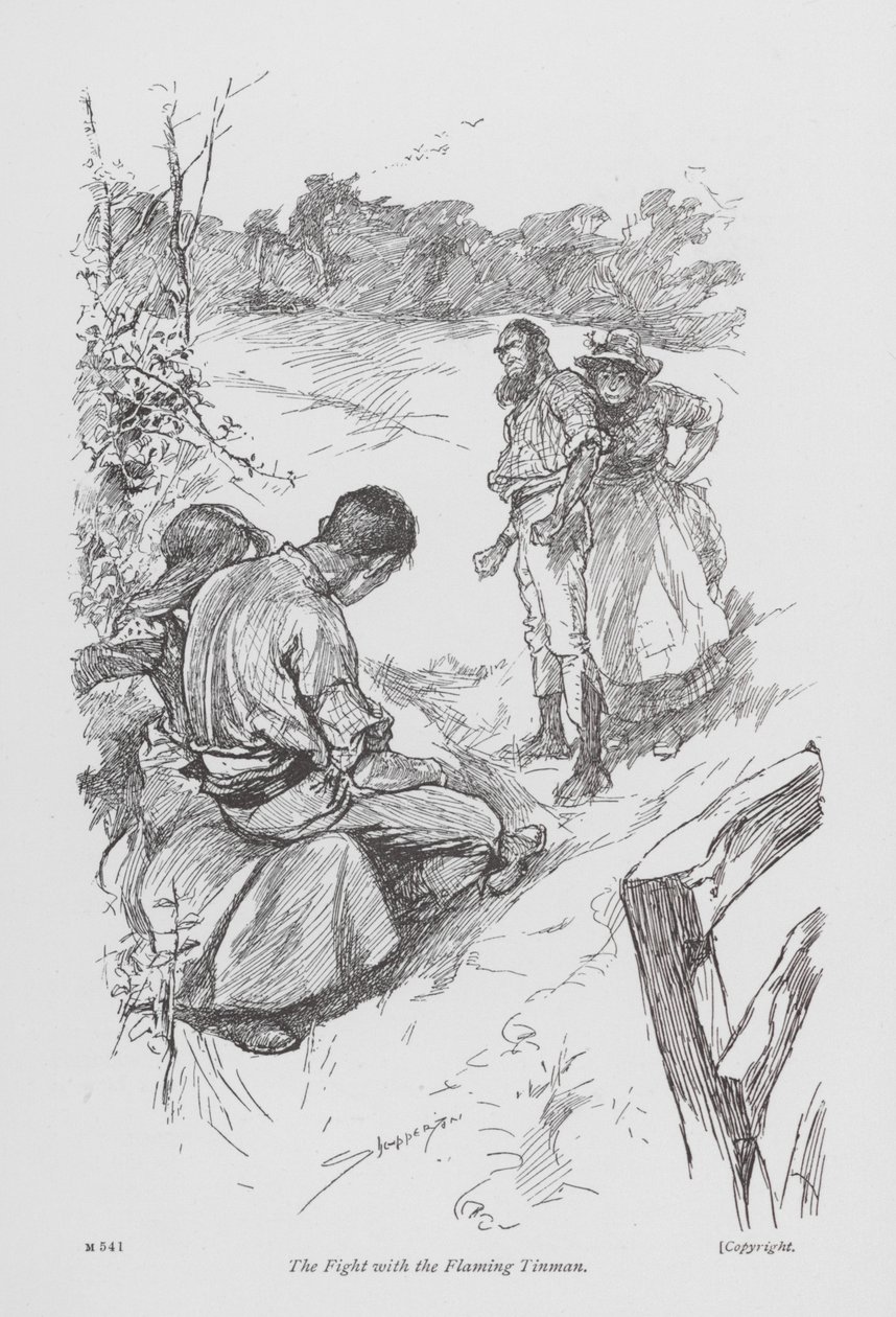 Illustration for Lavengro by George Borrow by Claude Shepperson