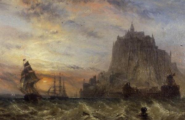 Mont St. Michel, Normandy by Claude T. Stanfield Moore