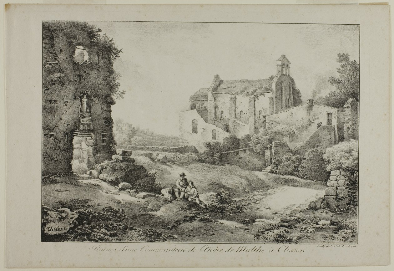 Ruins of the Commanding Post of the Order of Malta, Clisson by Claude Thienon