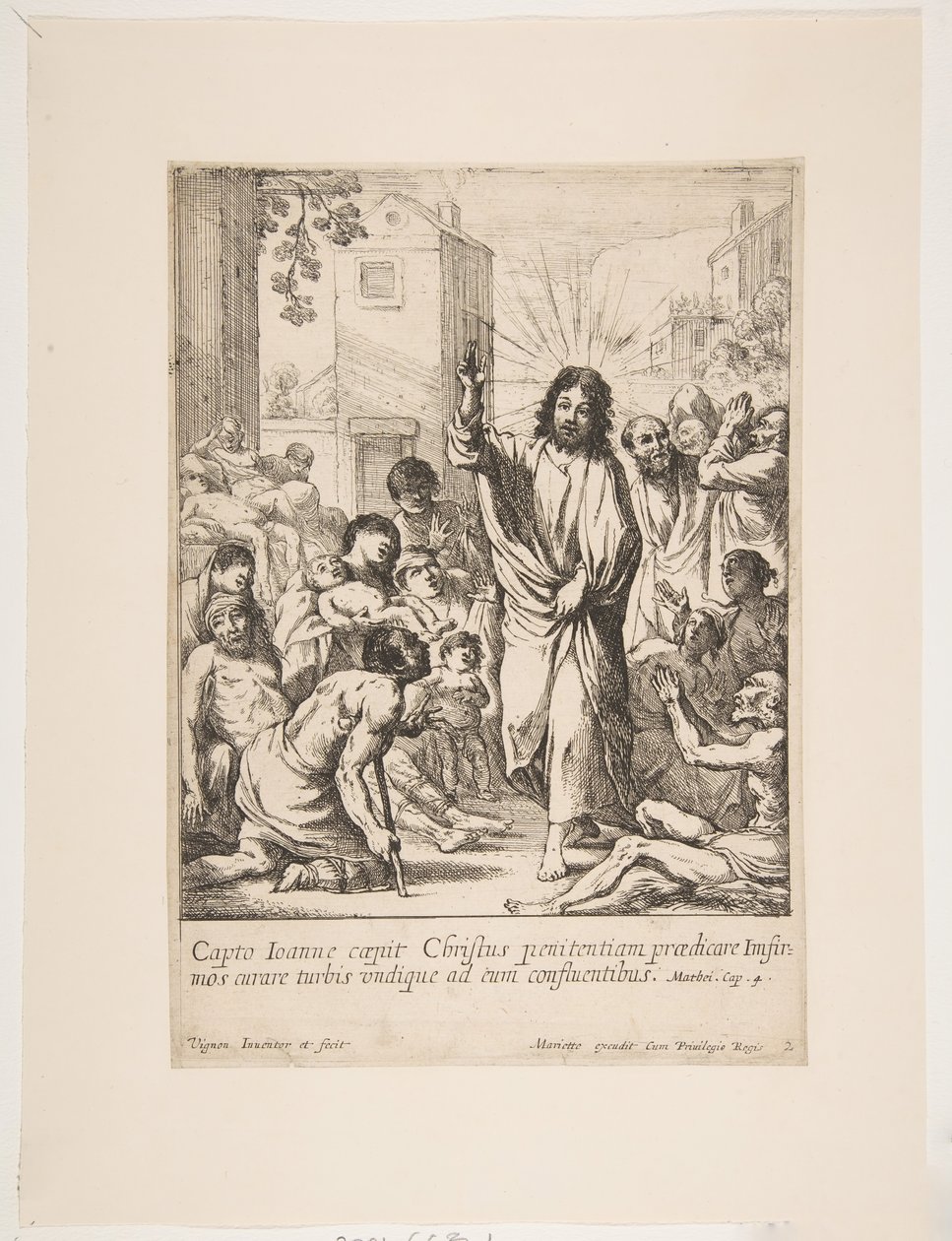 Healing the Infirm by Claude Vignon