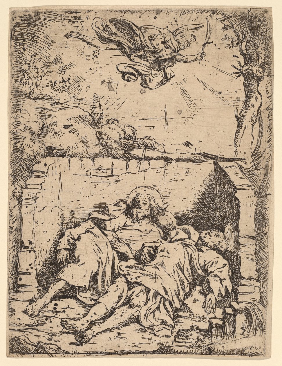 The Bodies of Saints Peter and Paul by Claude Vignon