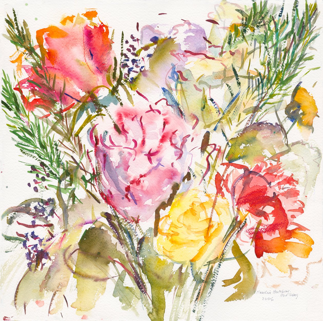 Rose Bouquet, 2006 by Claudia Hutchins Puechavy