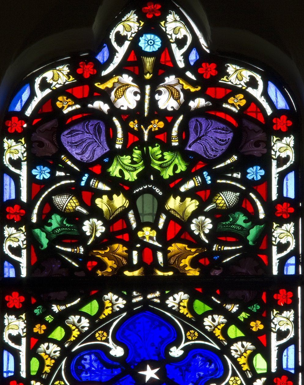 Floral detail, c.1858 by Clayton and Bell Clayton and Bell