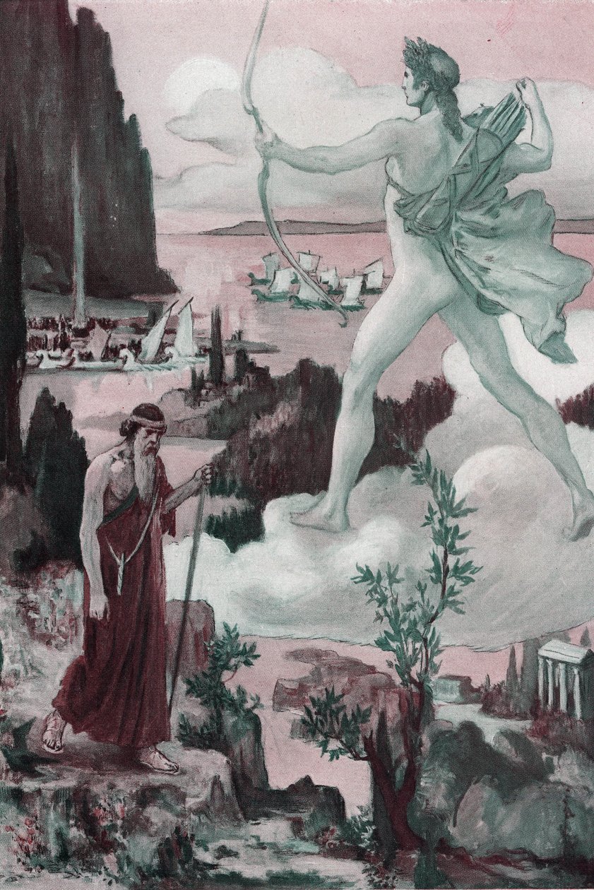Invocation. The Anger of Apollo. Illustration by Clement Gontier for ...