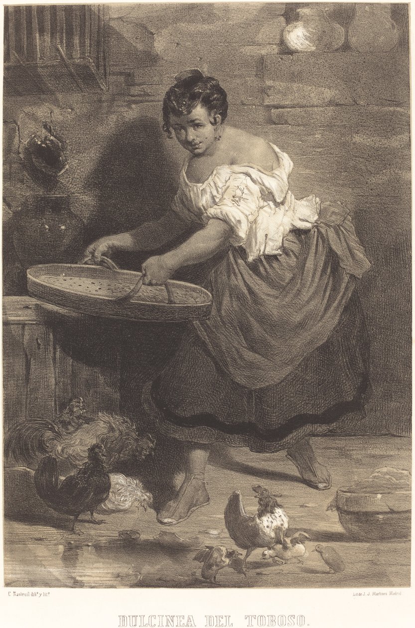 Dulcinea del Toboso by Célestin Nanteuil