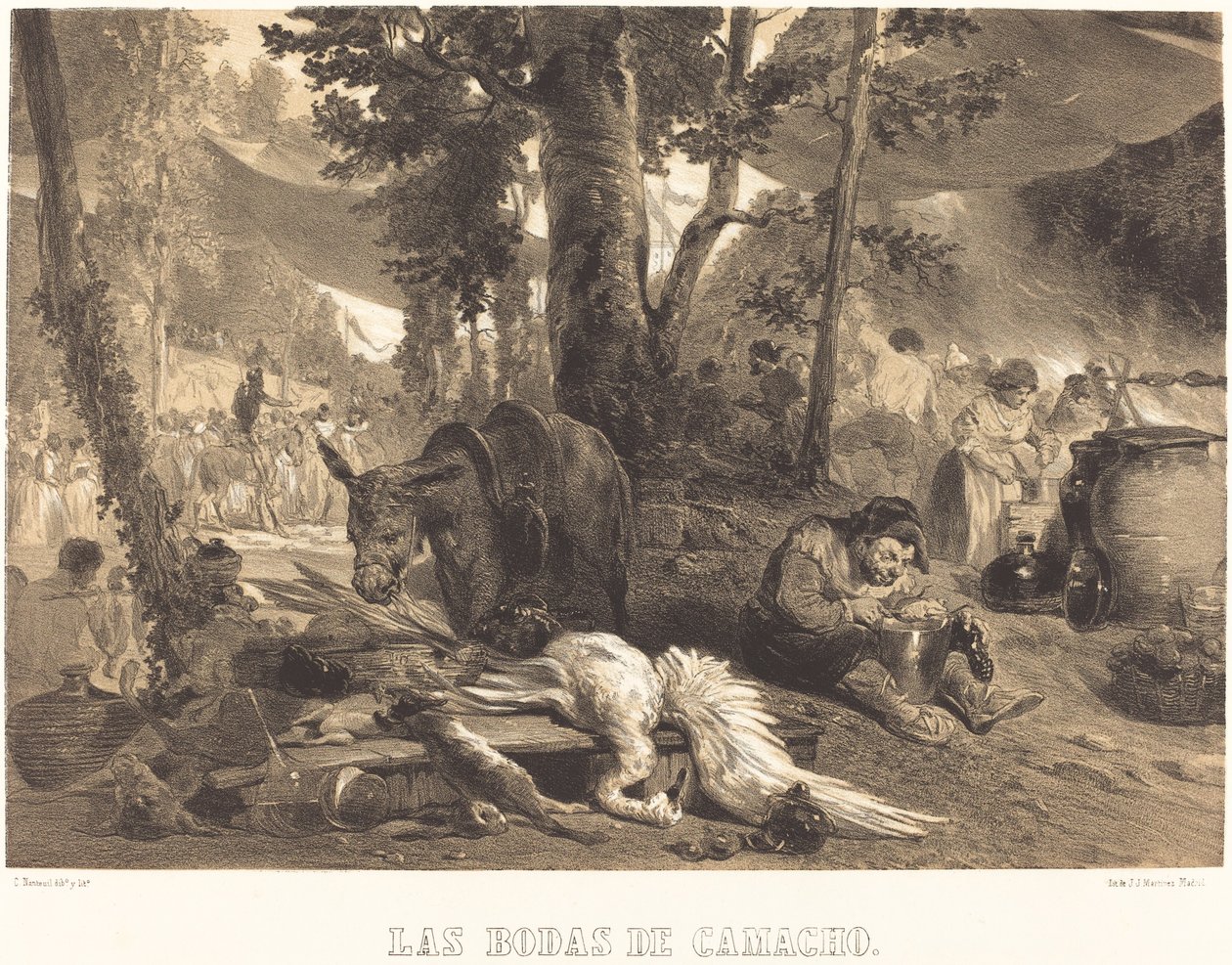 The Wedding of Camacho by Célestin Nanteuil