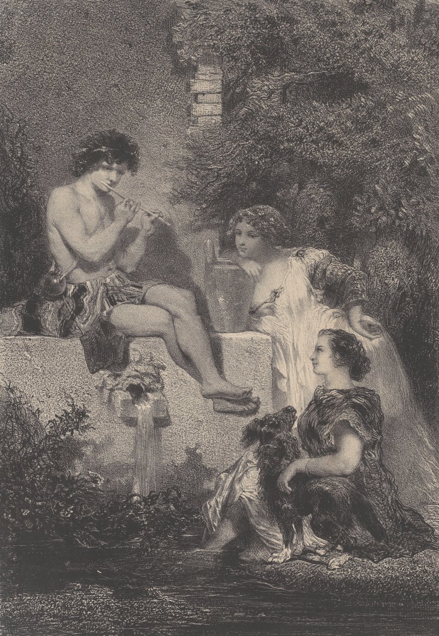The Fountain by Célestin Nanteuil