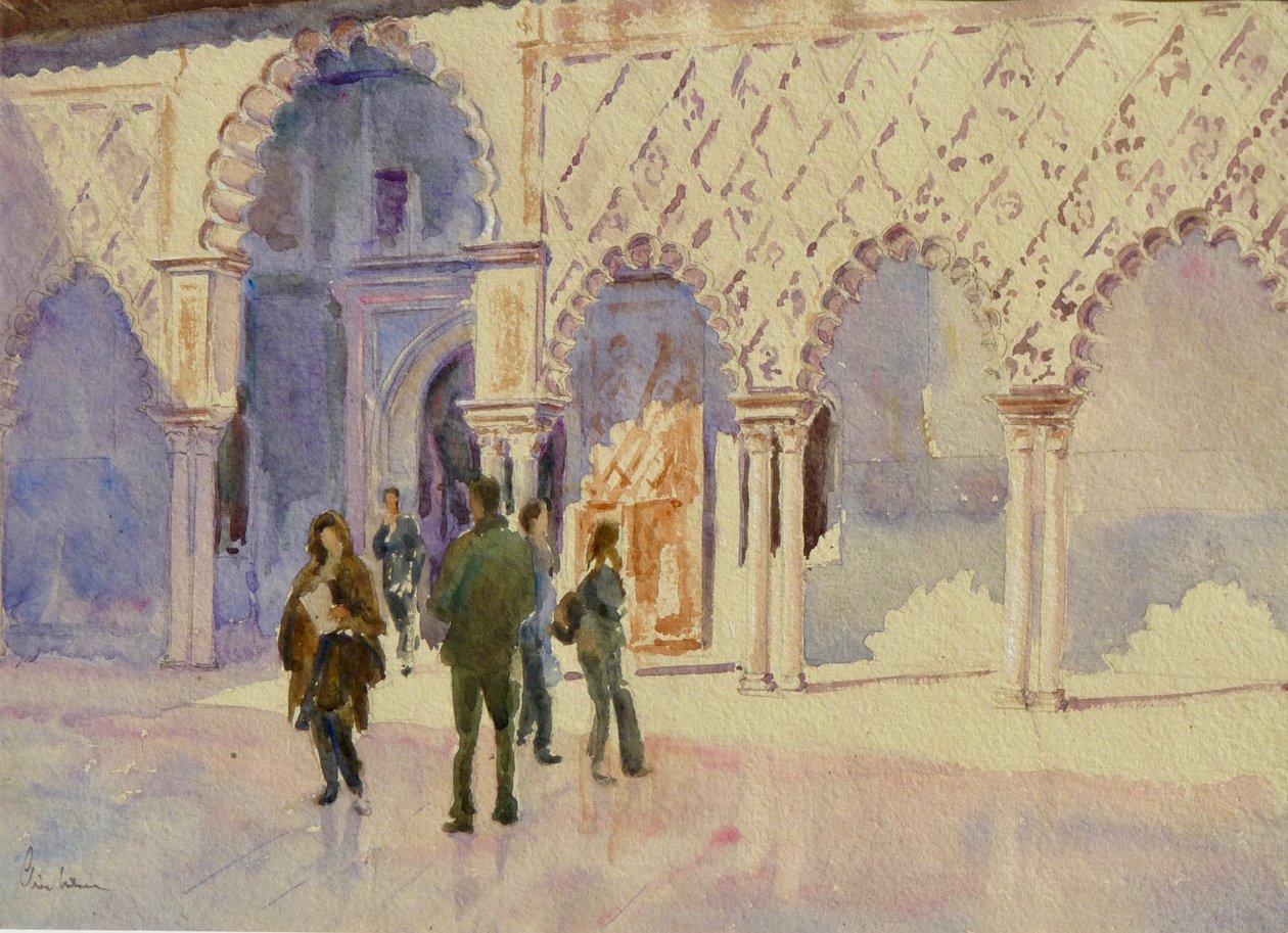 Alcazar, Patio de las Doncellas by Clive Wilson