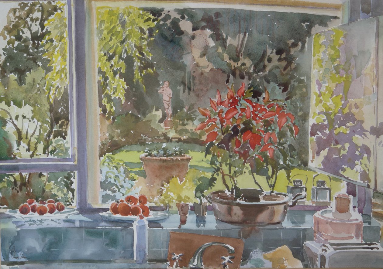 From the Kitchen Window, 2002 by Clive Wilson