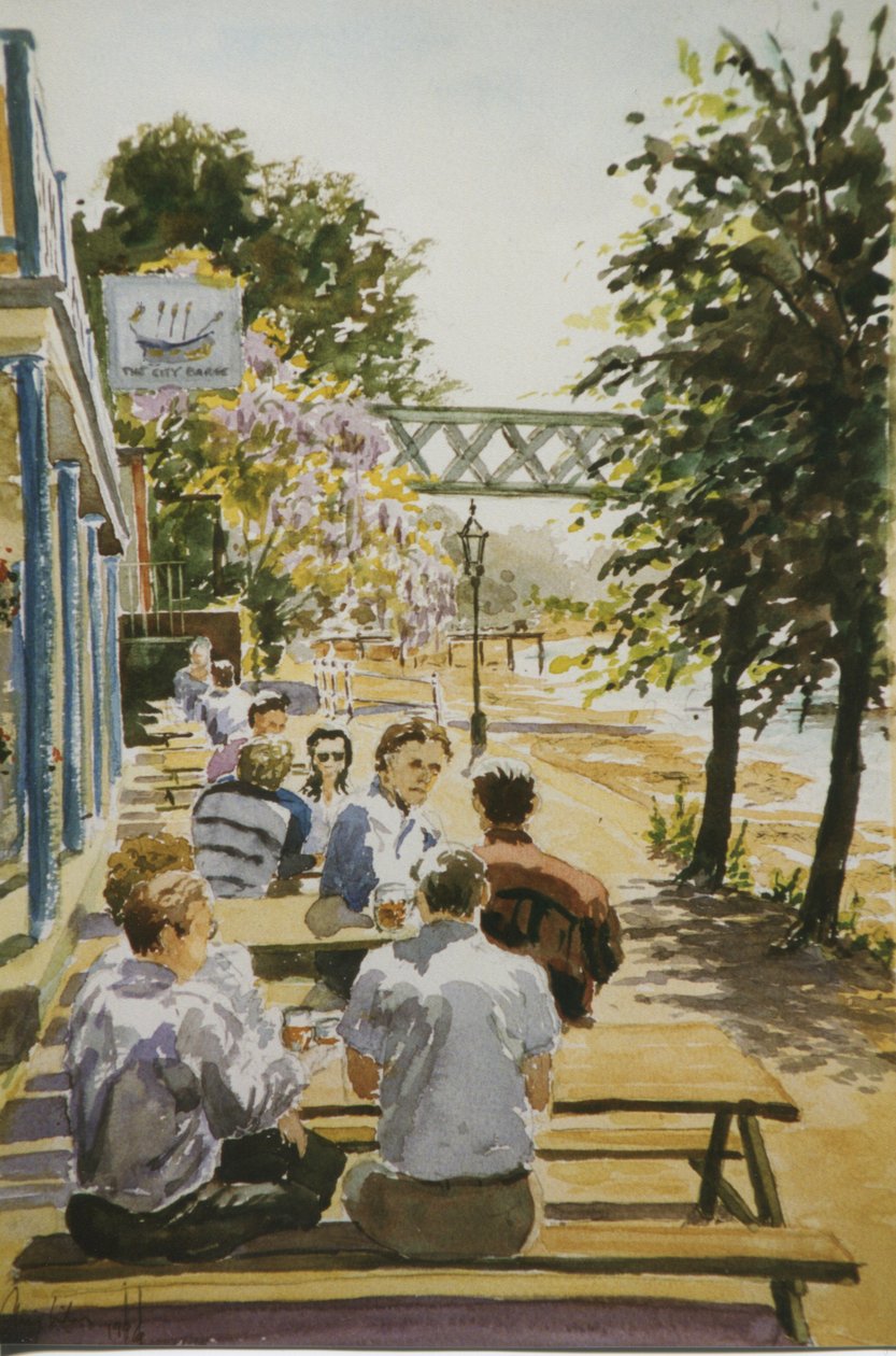 The City Barge, June by Clive Wilson