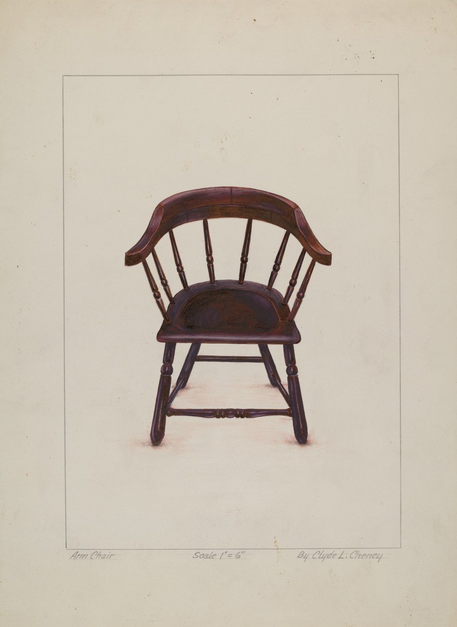 Armchair by Clyde L. Cheney