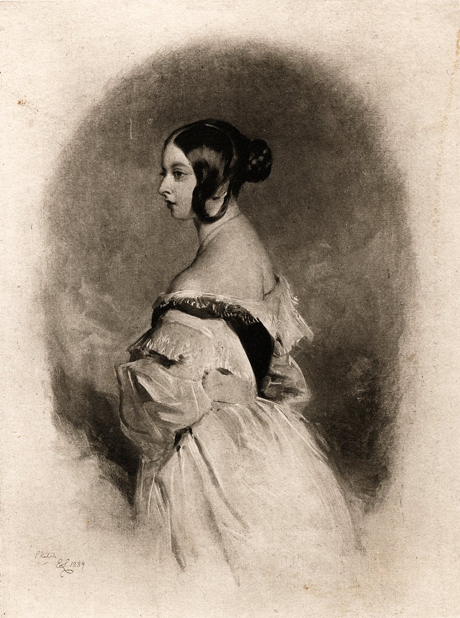 Queen Victoria at the Age of Twenty by Cockerell