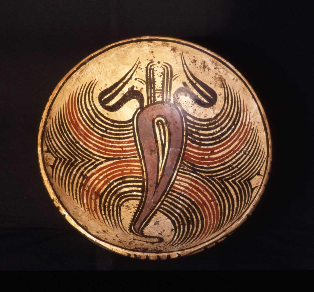 Pedestal Plate, Early Cocle Phase, 700-800 AD by Cocle Culture