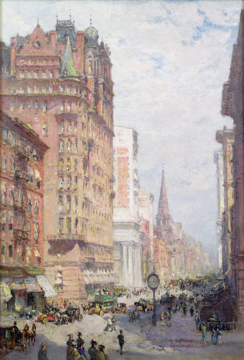 Fifth Avenue, New York City by Colin Campbell Cooper