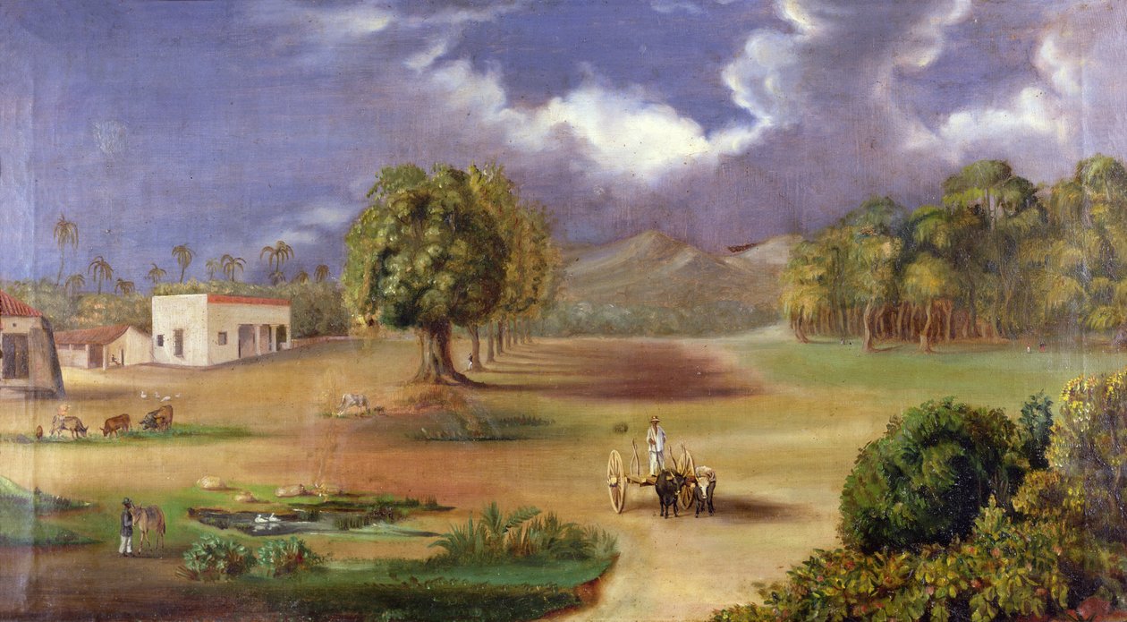 The Villa of San Pedro Alejandrino by Colombian School