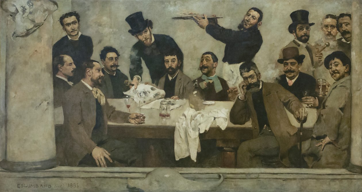 The Lion Group by Columbano Bordalo Pinheiro