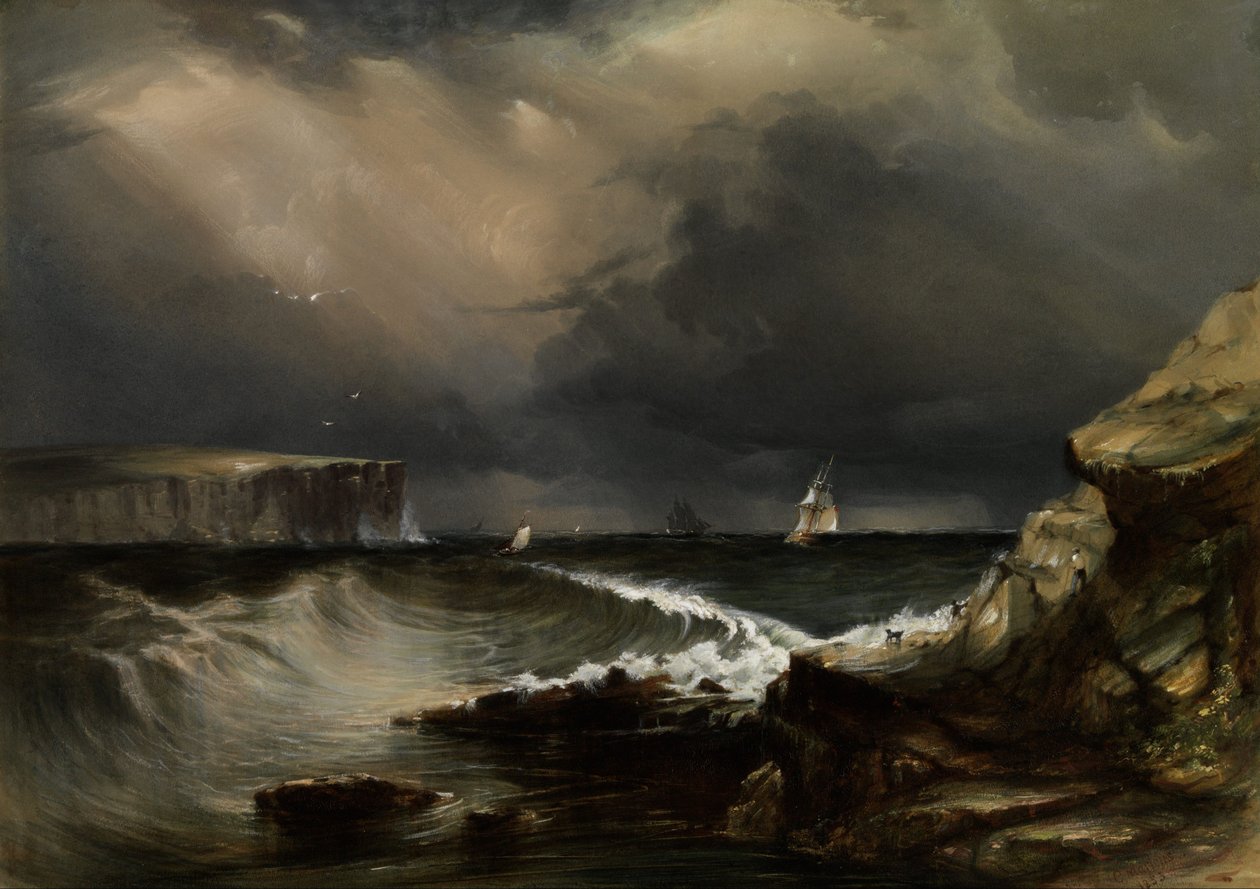 View of the Heads, Port Jackson by Conrad Martens